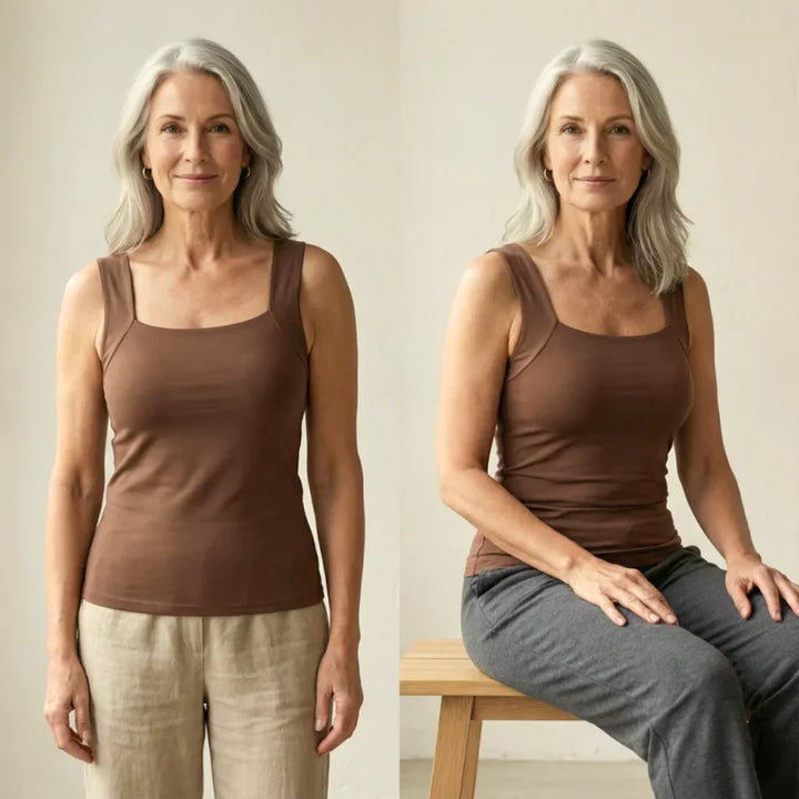 Roxanne | Built In Bra Tank Top