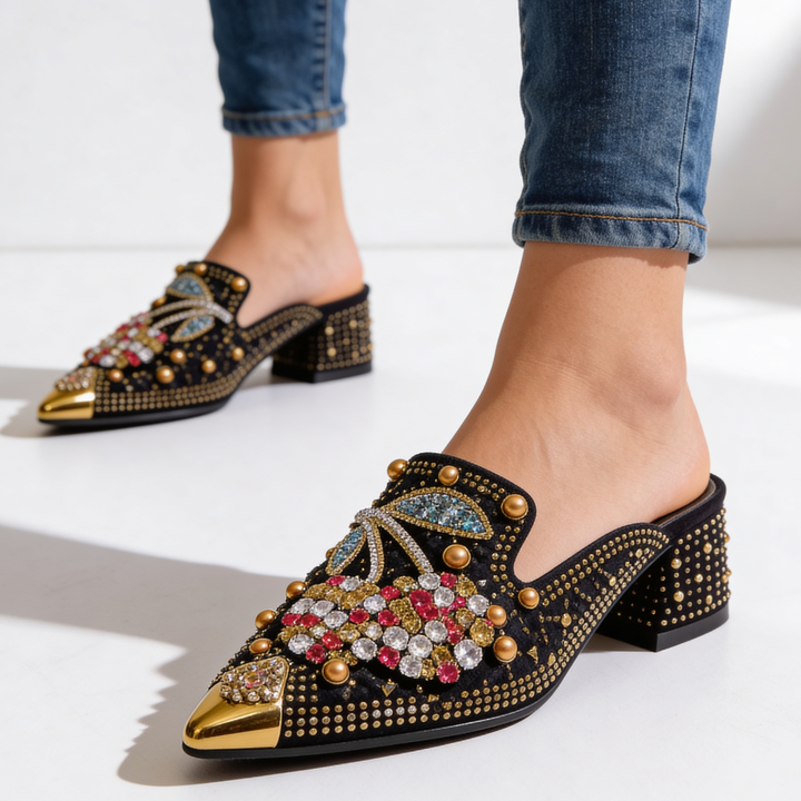 Odette Cherry Belle Heels