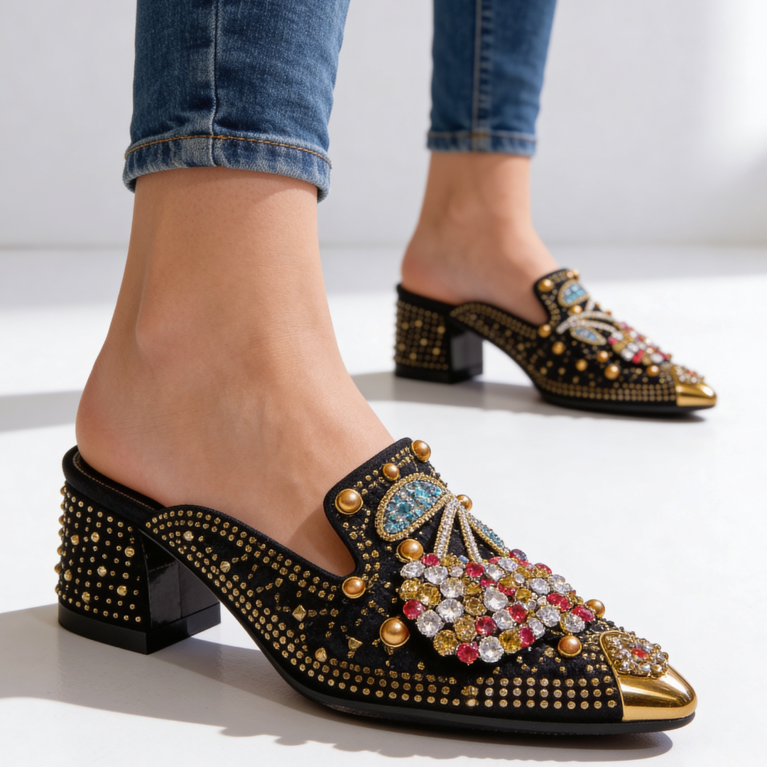 Odette Cherry Belle Heels