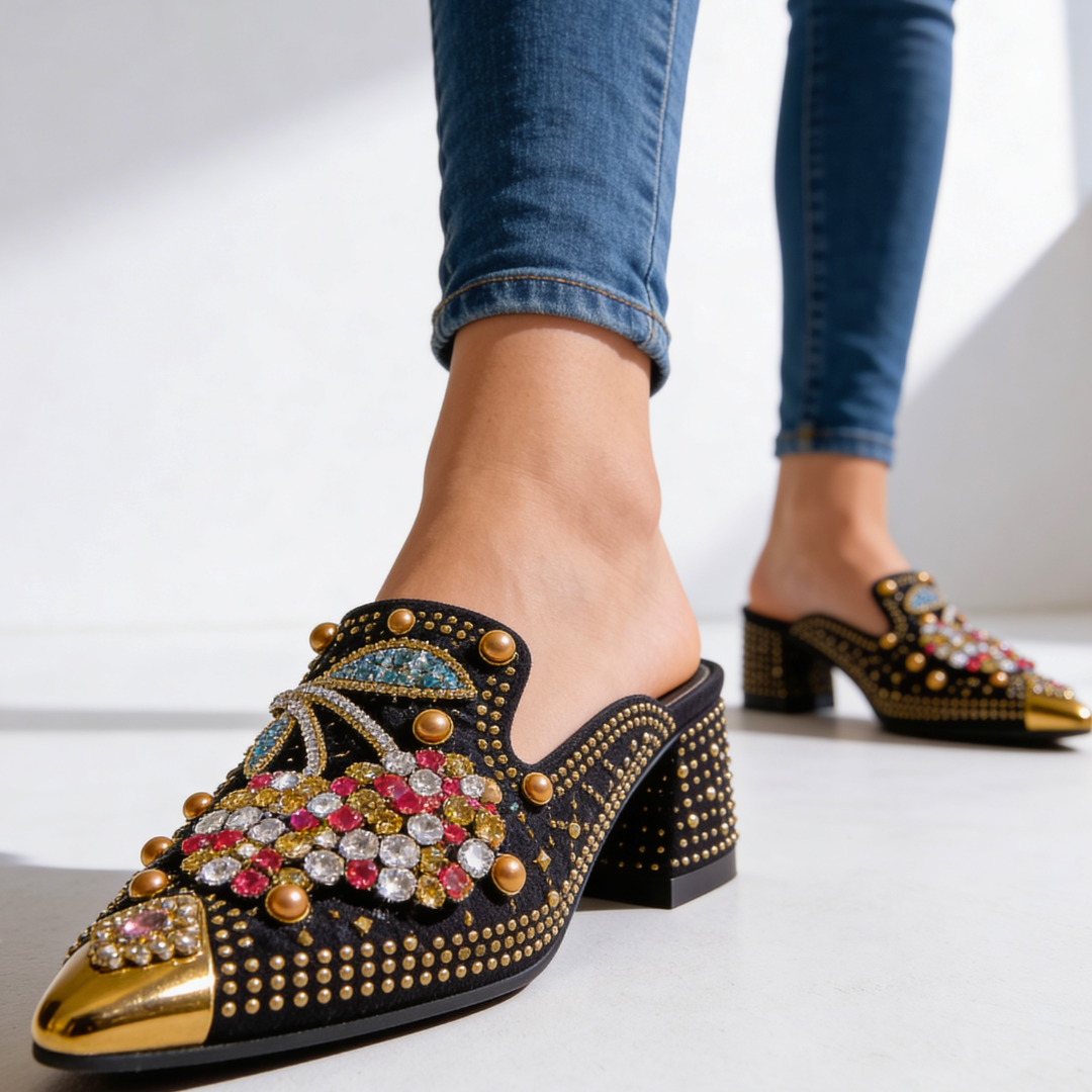 Odette Cherry Belle Heels