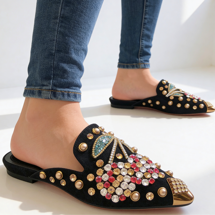 Odette Cherry Belle Slip-On's