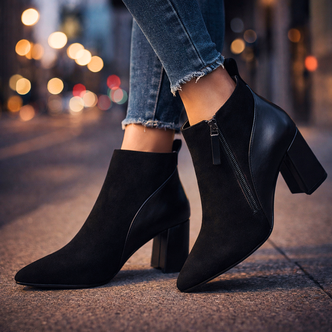 Odette Suede Ankle Boots