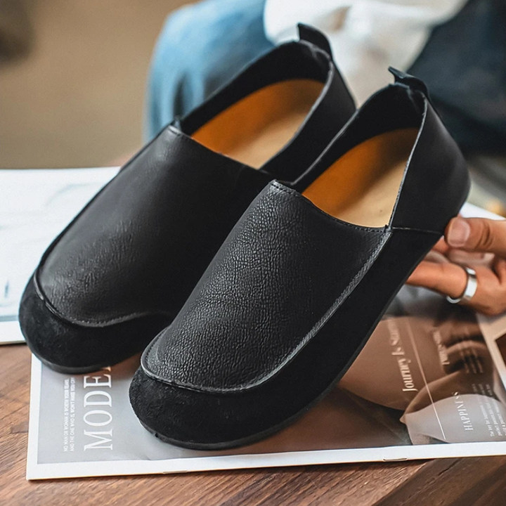 Harland | Suede Leather Slip On Loafers