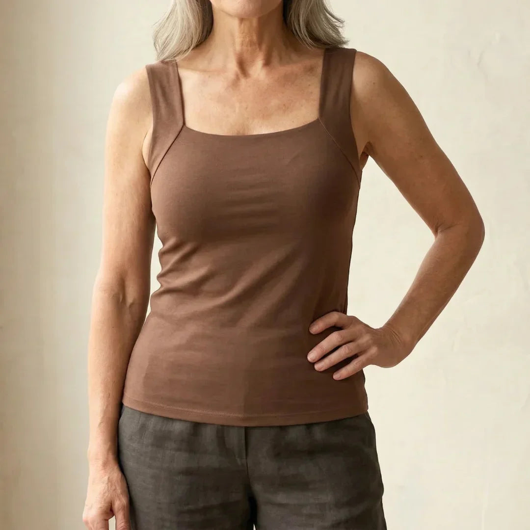 Roxanne | Built In Bra Tank Top