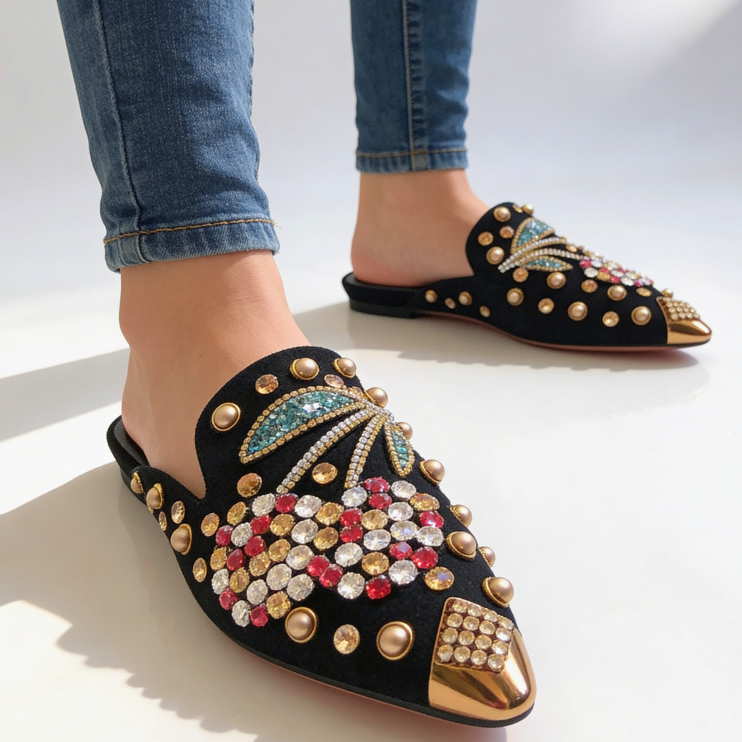 Odette Cherry Belle Slip-On's