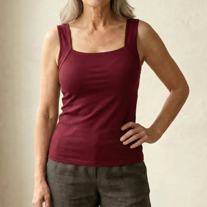 Roxanne | Built In Bra Tank Top