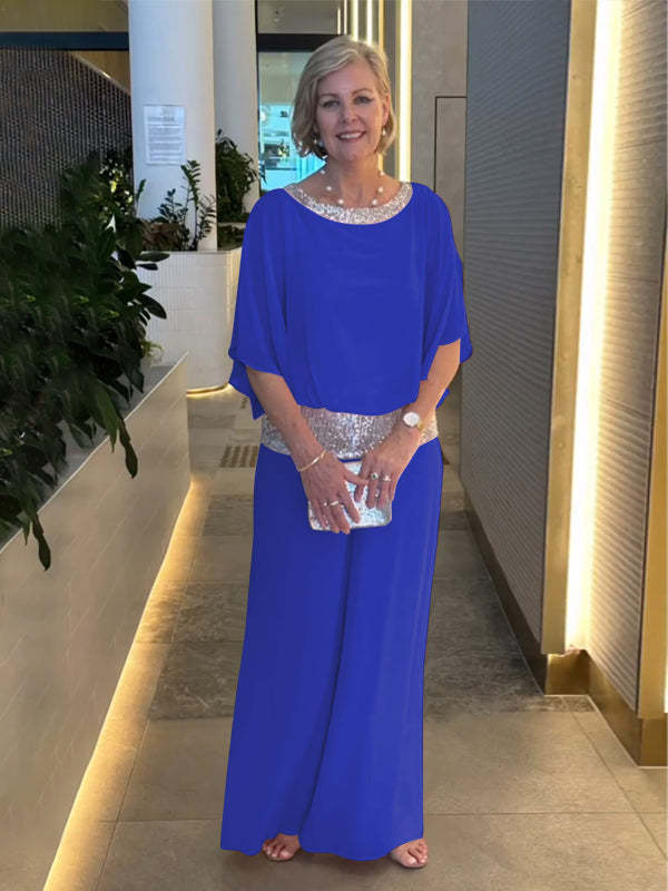 Nessa™ Classy Elegant Set | Relaxed Top and Wide-Leg Trousers