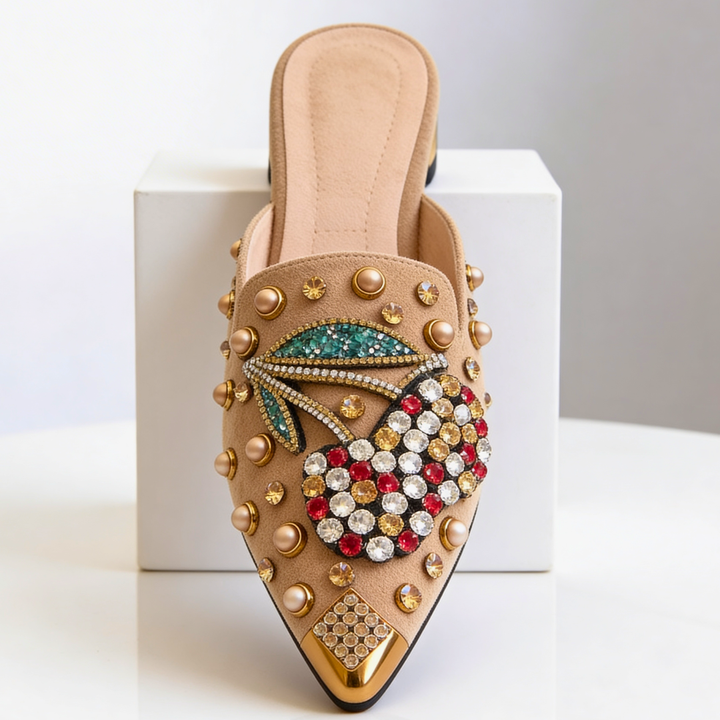 Odette Cherry Belle Slip-On's