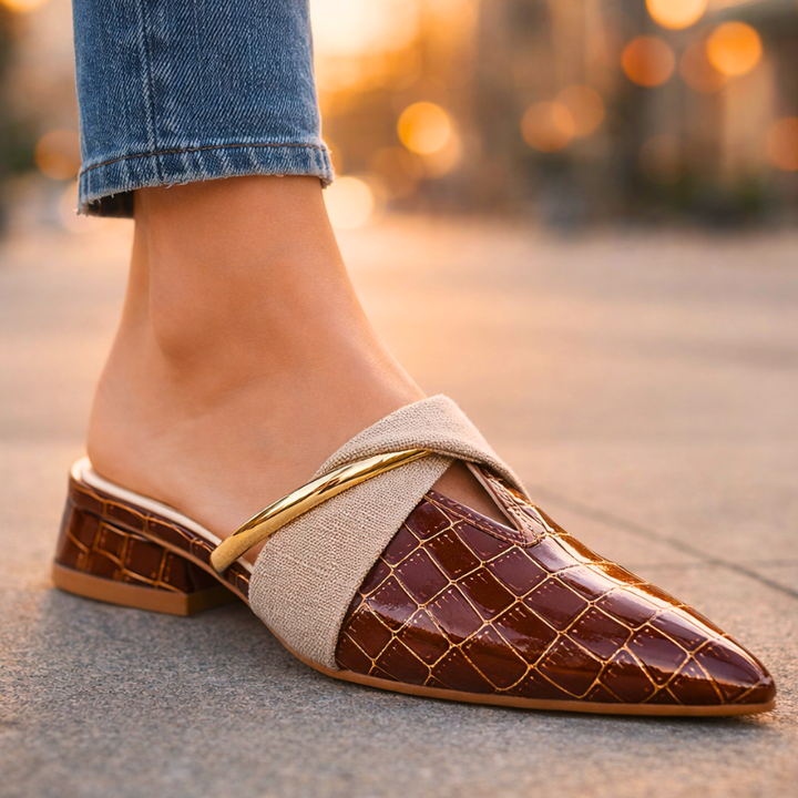 Harper Lane | Gator Slip On Loafers