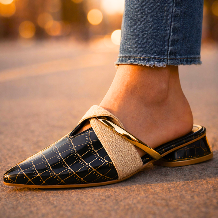 Harper Lane | Gator Slip On Loafers