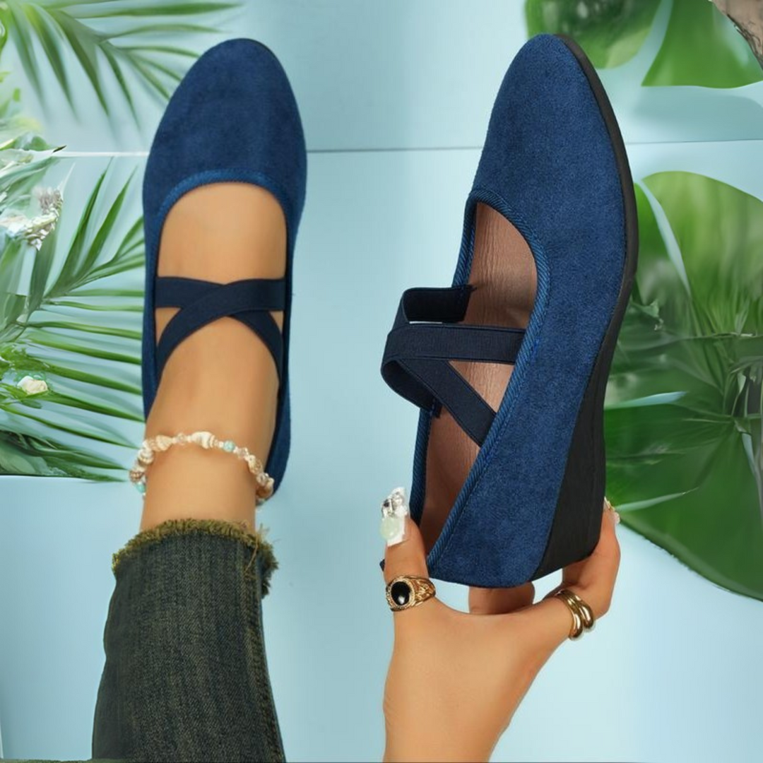Liora | Elegant Wedge Ballet Flats