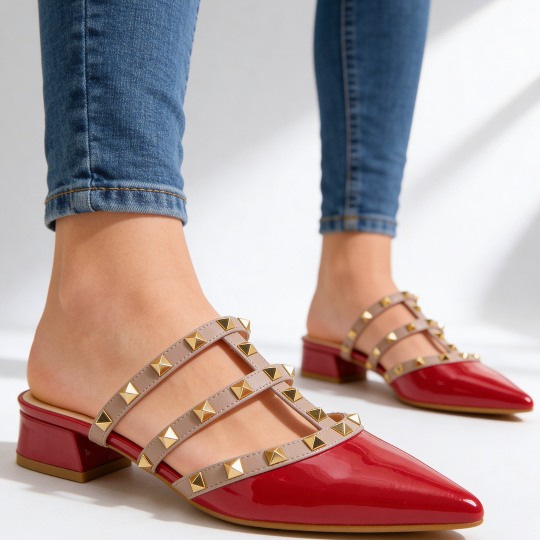 Odette Studded Mule