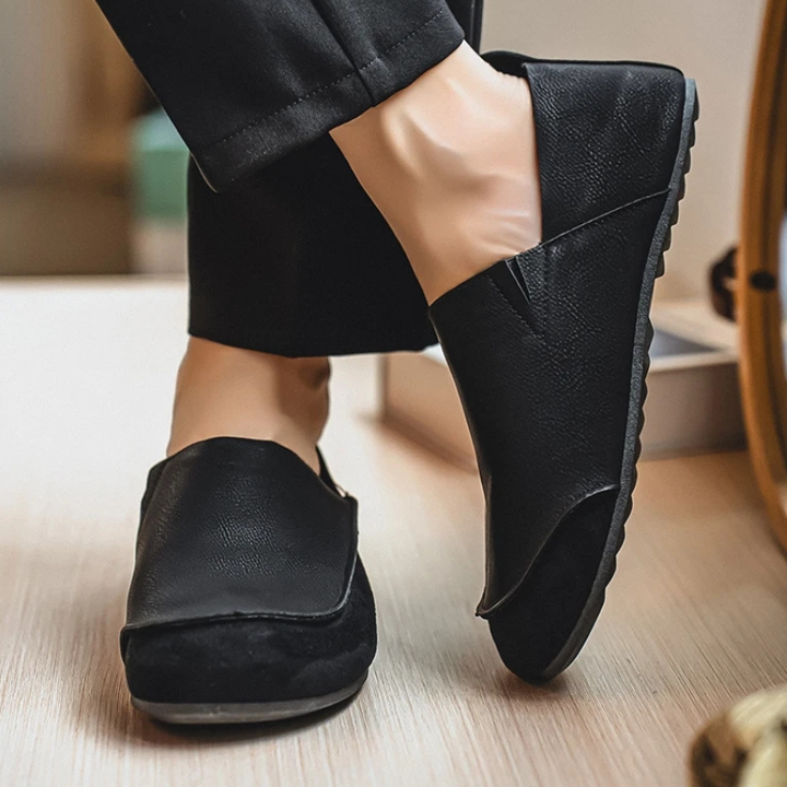 Harland | Suede Leather Slip On Loafers