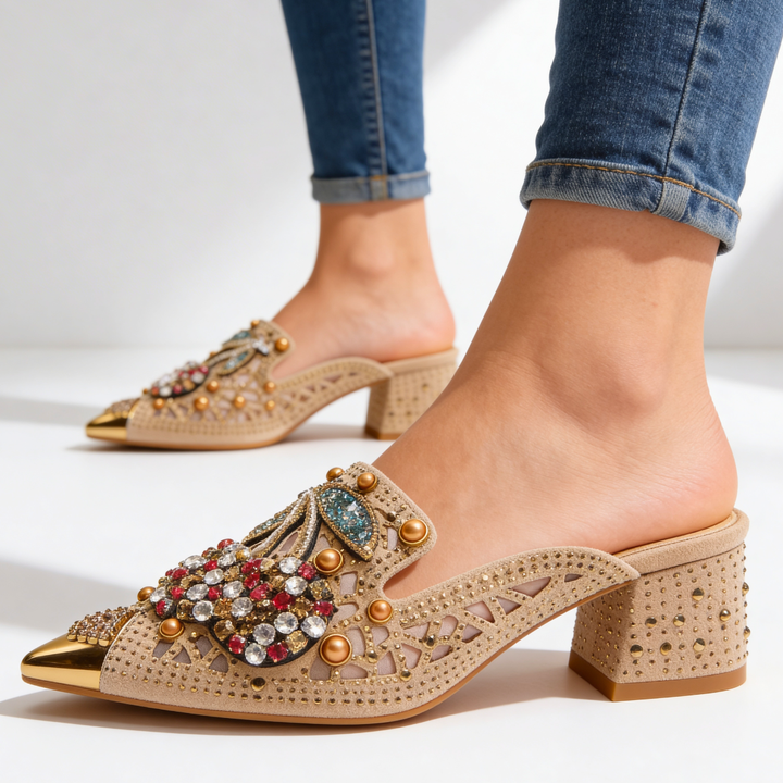 Odette Cherry Belle Heels