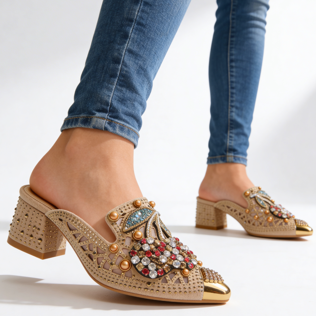 Odette Cherry Belle Heels