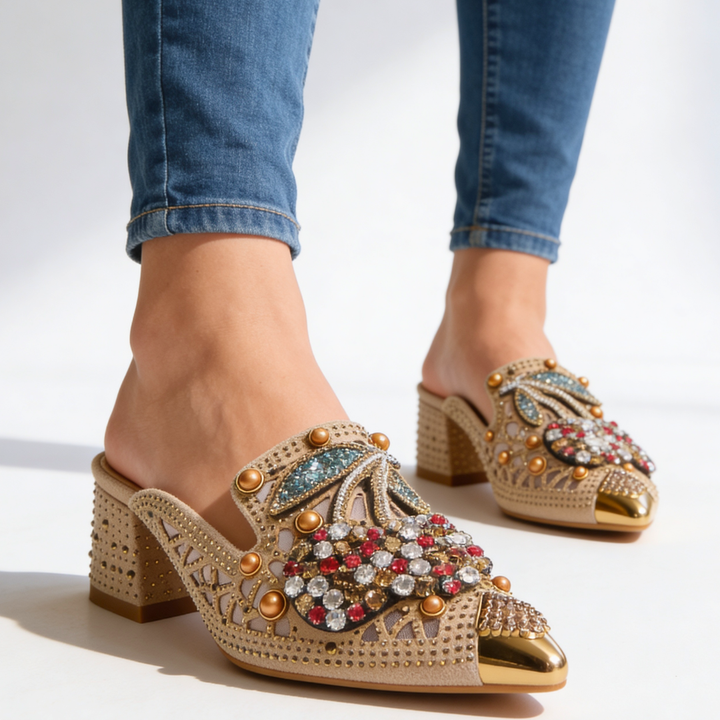 Odette Cherry Belle Heels