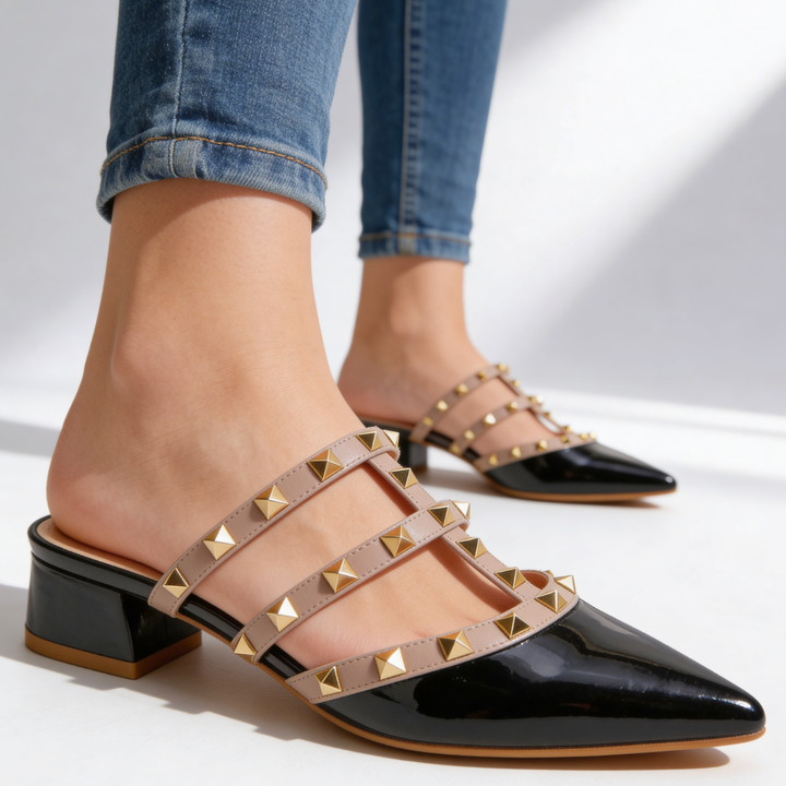 Odette Studded Mule