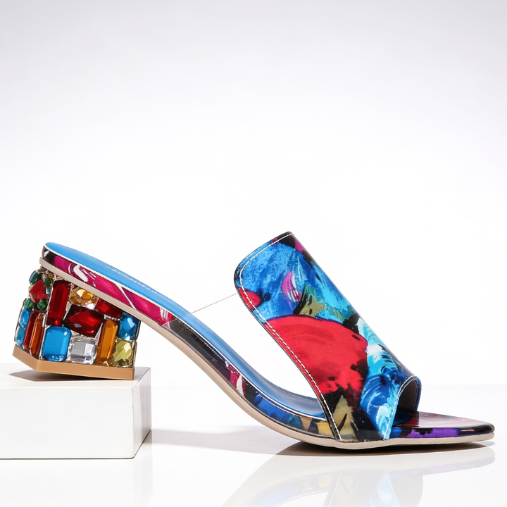 Odette Jewel Heel Slides