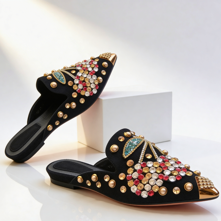 Odette Cherry Belle Slip-On's