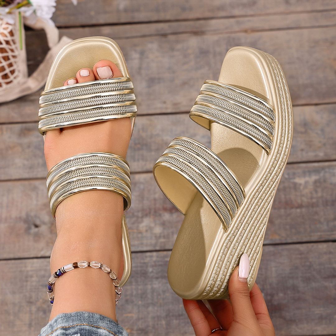 Odette High Shine Sandals