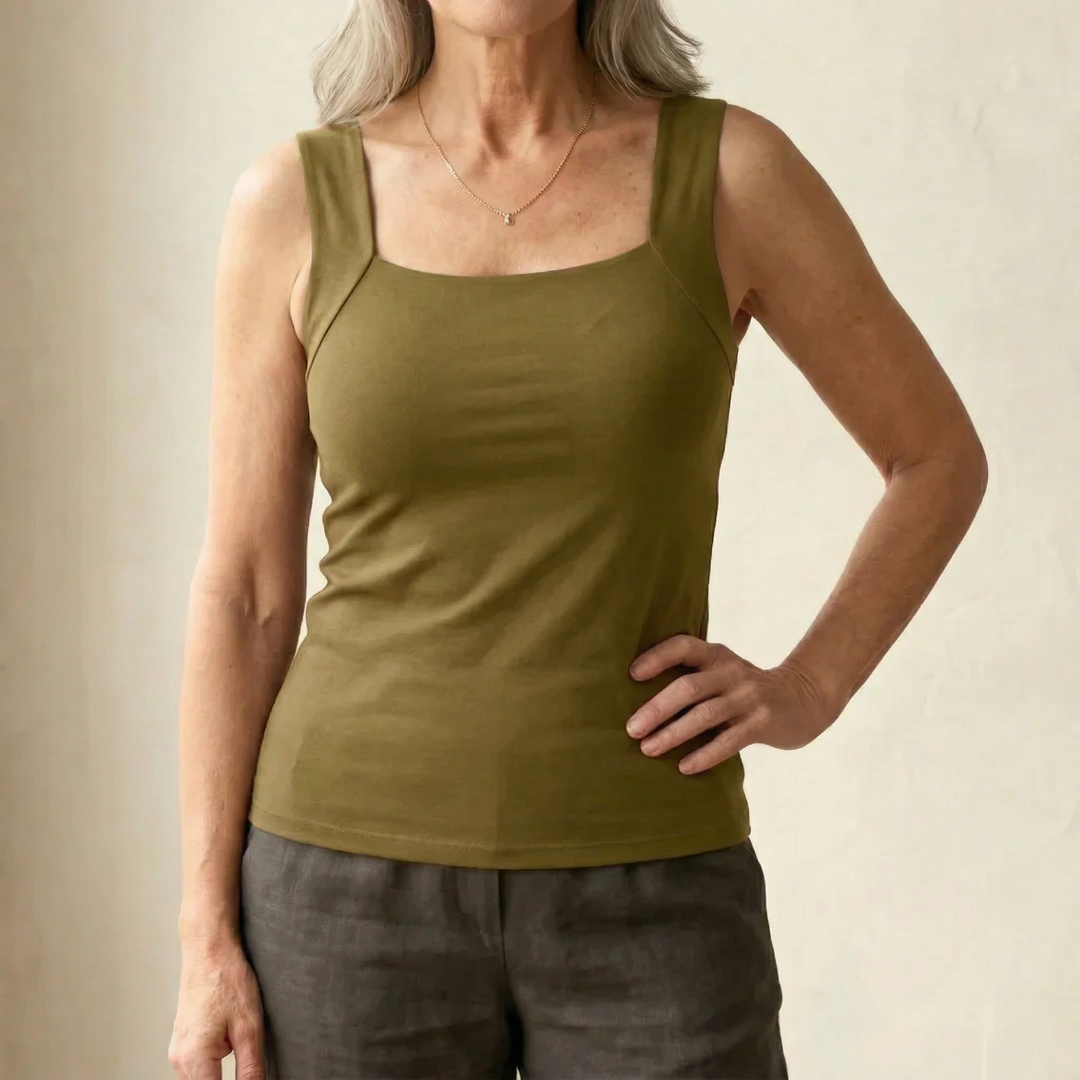 Roxanne | Built In Bra Tank Top