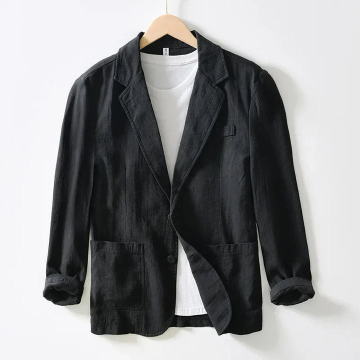 Palmer | Cotton Linen Blazer