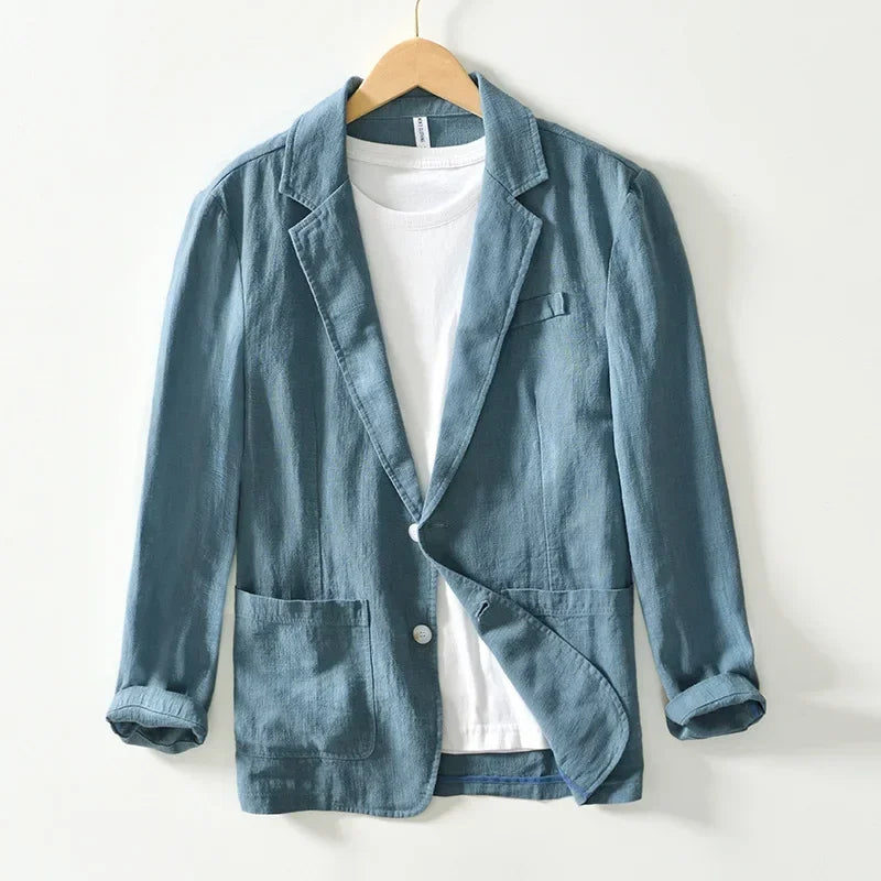 Palmer | Cotton Linen Blazer