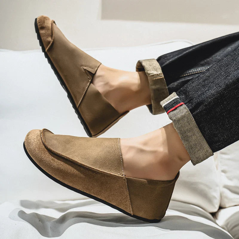 Harland | Suede Leather Slip On Loafers