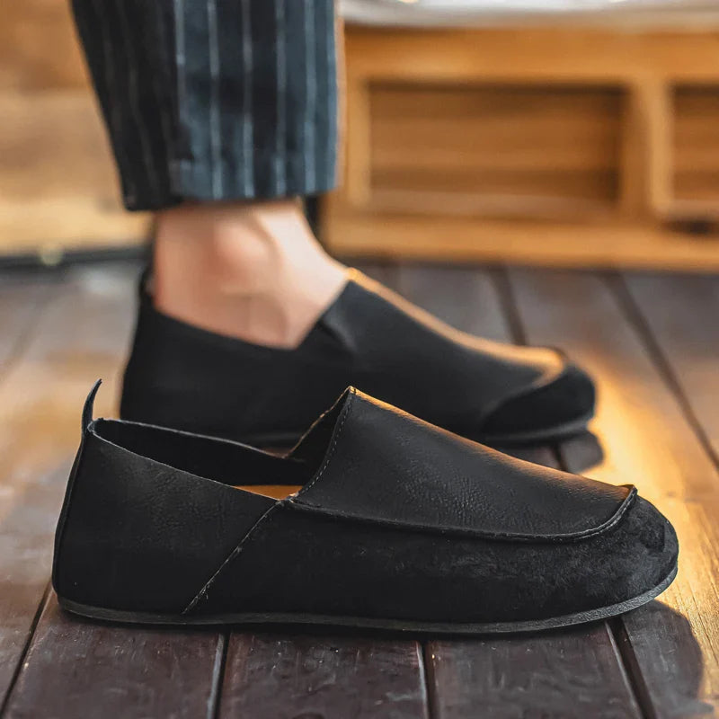 Harland | Suede Leather Slip On Loafers