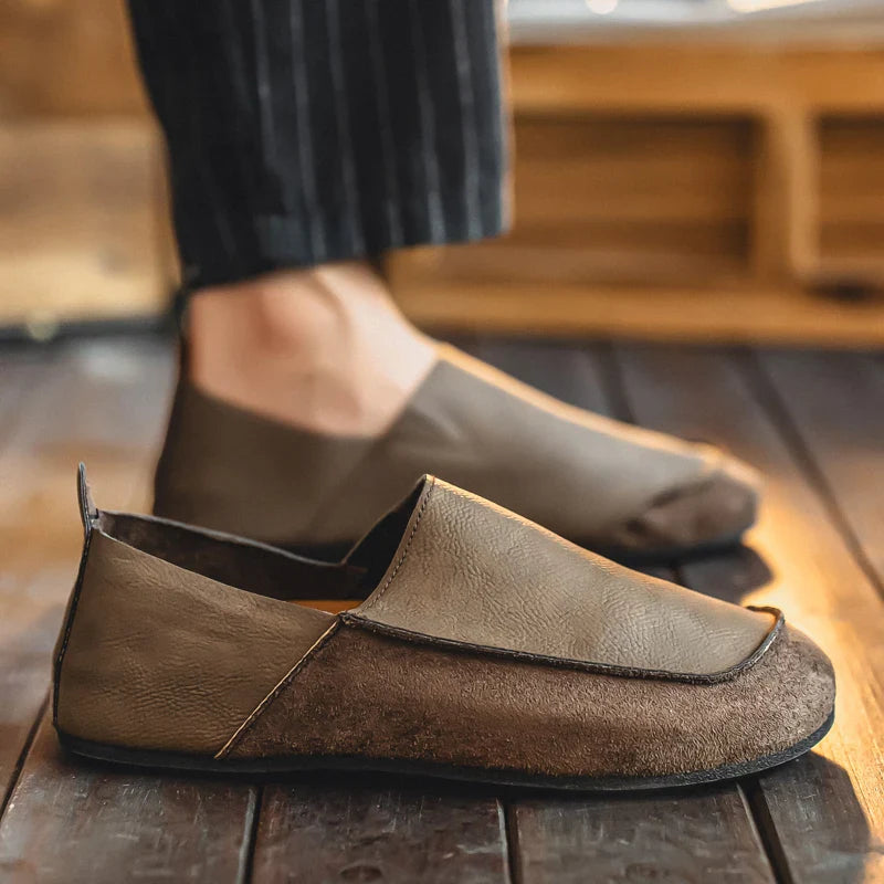 Harland | Suede Leather Slip On Loafers