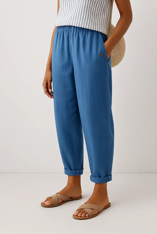 Romina | Linen Cotton Trousers