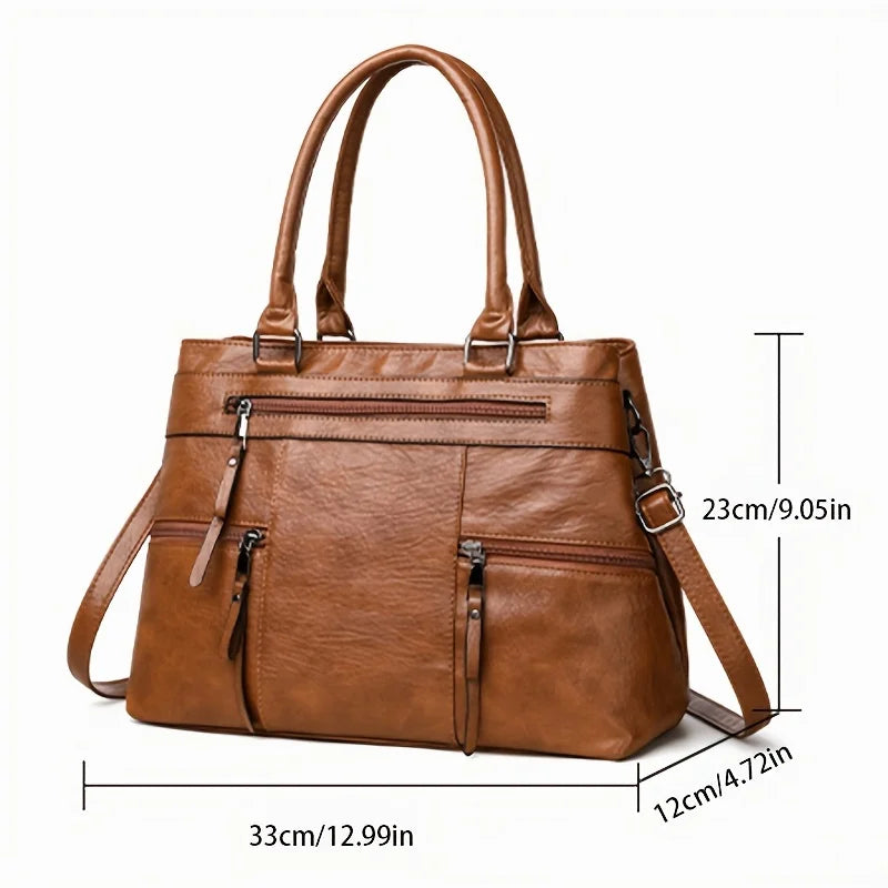 ELEANOR | LEATHER TOTE BAG