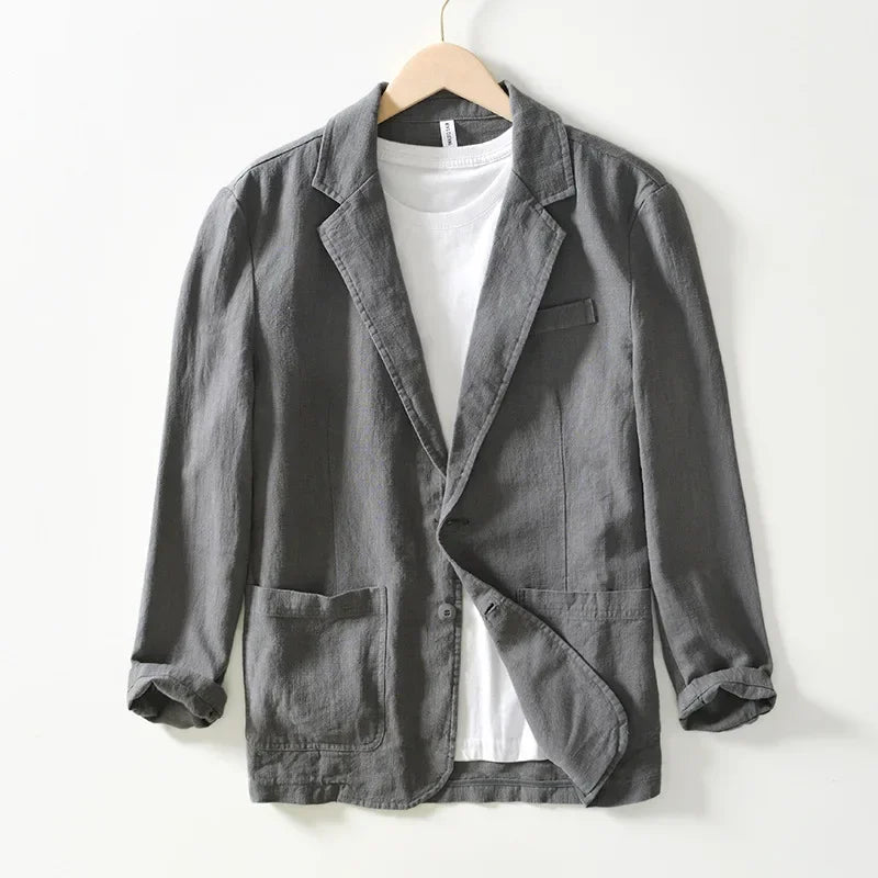 Palmer | Cotton Linen Blazer