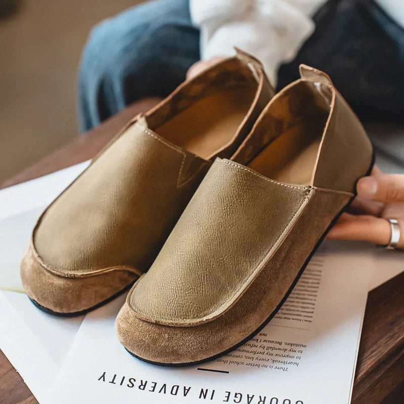 Harland | Suede Leather Slip On Loafers