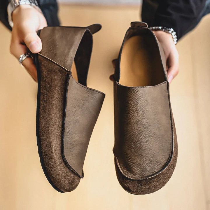 Harland | Suede Leather Slip On Loafers