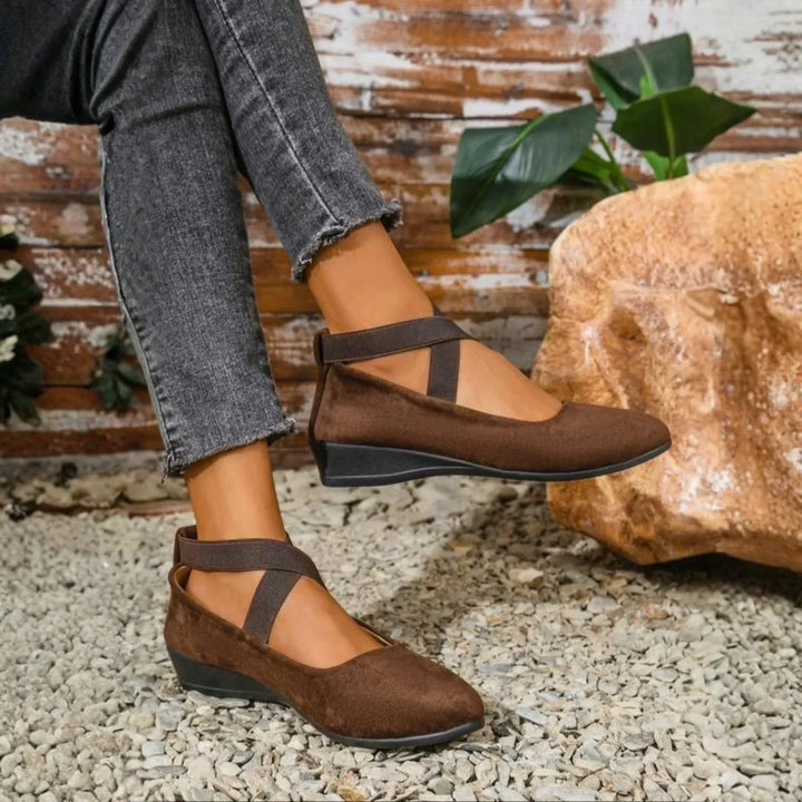 Liora | Elegant Wedge Ballet Flats
