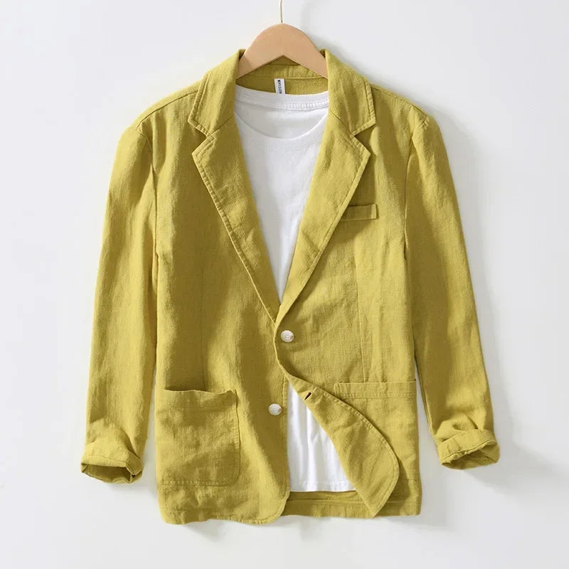 Palmer | Cotton Linen Blazer